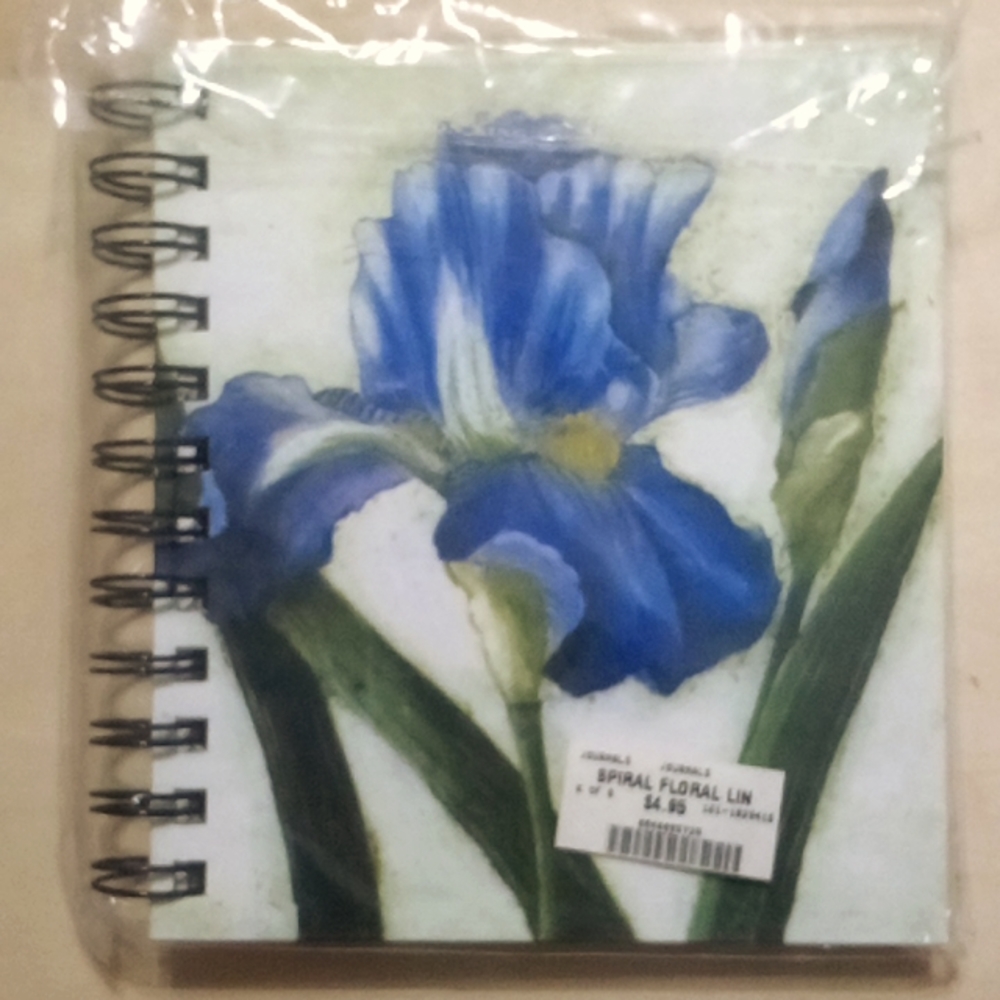 3/$15 Blue Iris Journal